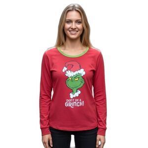 Dr. Seuss Grinch Pajama Set - Long Sleeve Fleece New No Tags Size Small